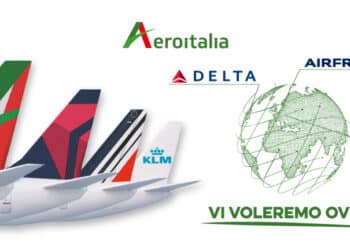 Aeroitalia annuncia la partnership con Delta Air Lines, Air France e KLM per potenziare i collegamenti da e per l’Italia