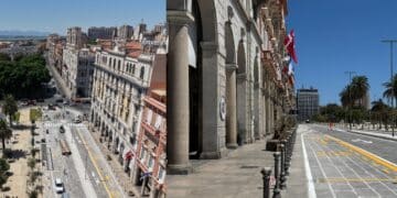 Finalmente riaperta Via Roma, è interamente percorribile dopo due anni: Cagliari si riprende la sua passeggiata storica