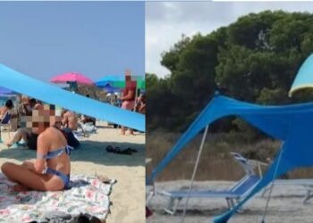 Maxi tende nelle spiagge del Cagliaritano, scontro tra i bagnanti: “Più pratiche degli ombrelloni o troppo ingombranti?”