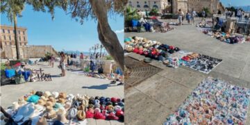Cagliari, souvenir e cappellini smerciati senza autorizzazione al Bastione: “Così si danneggiano i commercianti onesti”