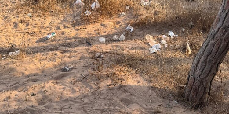 Sassari, smantellato un campeggio abusivo tra il lago di Baratz e Porto Ferro