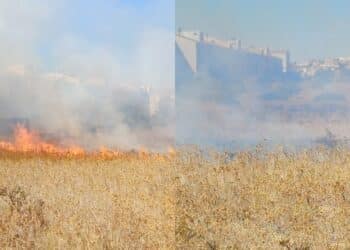 Monserrato, un uomo in fuga durante un incendio nei pressi di via Don Bosco: indagano le forze dell’ordine