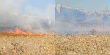 Monserrato, un uomo in fuga durante un incendio nei pressi di via Don Bosco: indagano le forze dell’ordine