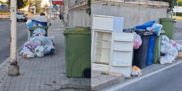 Cumuli di rifiuti in viale La Plaia, così Cagliari accoglie turisti e crocieristi