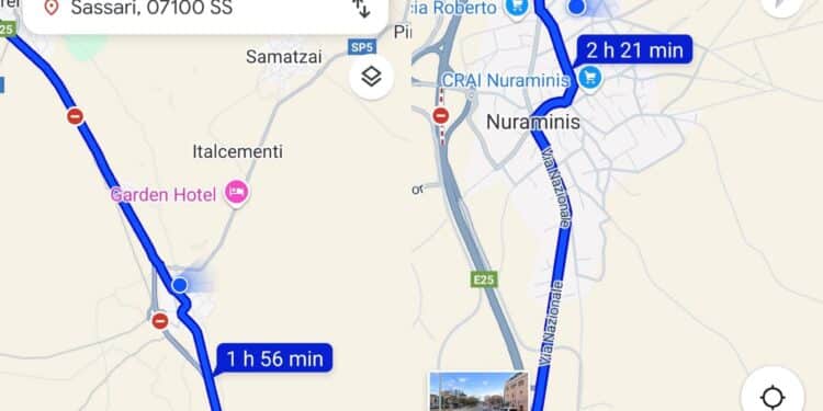 Google Maps sbaglia strada e dirotta camperisti e turisti per le vie interne di Nuraminis, la clamorosa beffa dell’estate