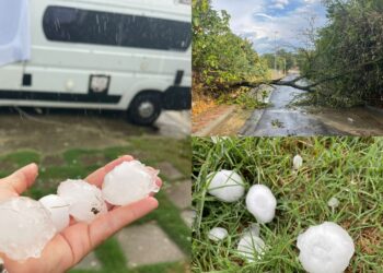 Il maltempo mette in pausa l’estate in Sardegna: chicchi di grandine grandi quanto uova, 15 minuti di tempesta che hanno distrutto i vetri delle auto in sosta