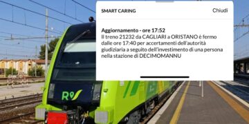 Dramma tra Decimomannu e Villasor, una persona è stata investita dal treno: subito sospesa la circolazione ferroviaria