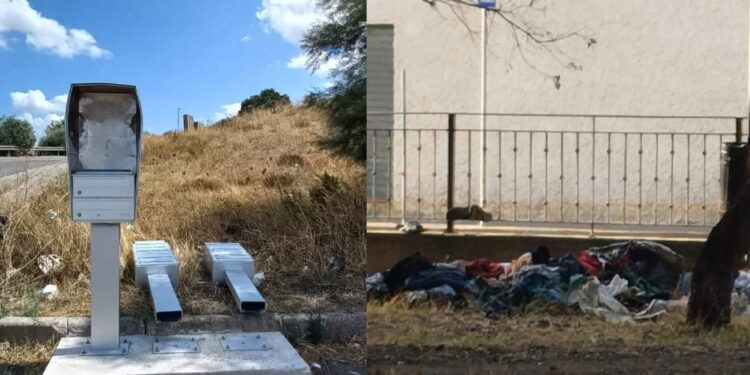 Monastir presa d’assalto dai vandali: cumuli di rifiuti e cassette distrutte