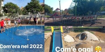 Assemini, sporcizia e pericoli nel grande parco delle Terrecotte