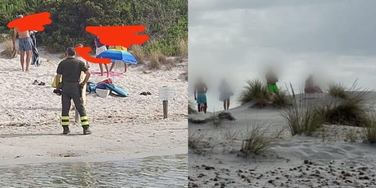 Villasimius, dune di Punta Molentis prese d’assalto dagli incivili da spiaggia