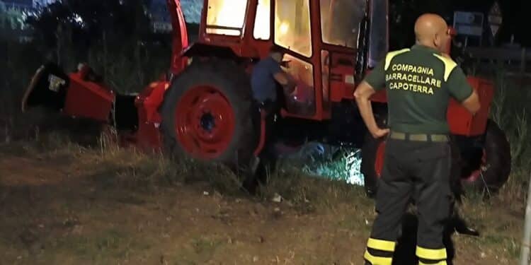 Tentato furto di un trattore a Capoterra, intervento dei barracelli