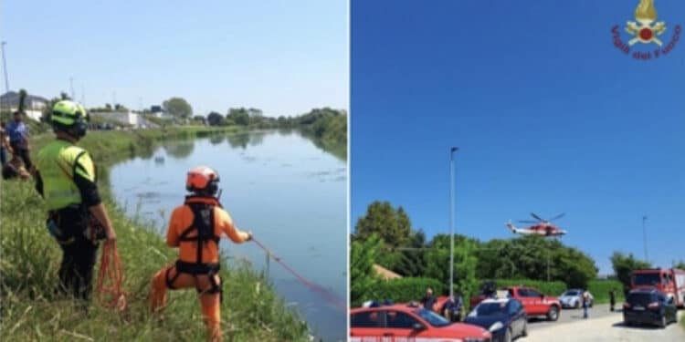 Auto finisce nel fiume, gravissimo un bimbo di 5 anni