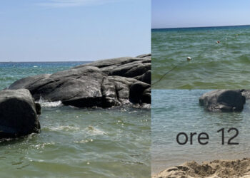 Solanas, sversamento di liquami in riva, patina in superficie e odore di “fogna”: avvisate le autorità (VIDEO)