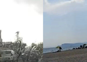 Bagnanti in fuga dalle spiagge:  dal Poetto a Pula l’acquazzone pomeridiano ha rovinato il Ferragosto