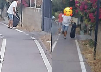 Sant’Anna Arresi, turista si arma di pinze e buste per raccogliere l’immondizia dalla strada, il sindaco Dessì: “Vorrei conoscerlo e stringergli la mano”