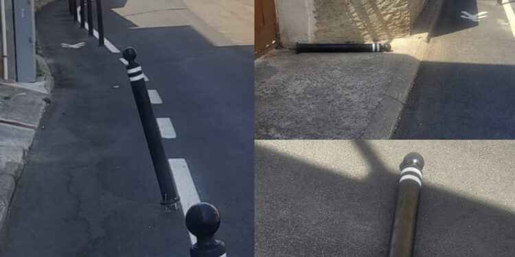 Assemini, paletti vandalizzati e divelti nelle vie della città: “Implementeremo sicurezza e video sorveglianza”