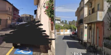 Sestu, disabile senza parcheggio di fronte a casa sua, scatta la protesta: “È stato tracciato a 50 metri dal luogo di residenza e molto spesso viene occupato“