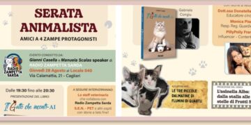 Serata animalista giovedì 28 agosto con Radio Zampetta Sarda
