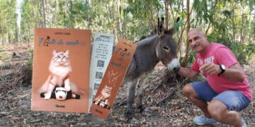 La bellissima storia di Alba, salvata dal macello grazie a un libro e a Radio Zampetta Sarda