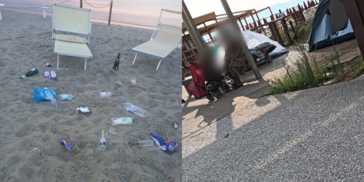 Cagliari, Poetto preso d’assalto dagli incivili: ecco l’indecoroso spettacolo