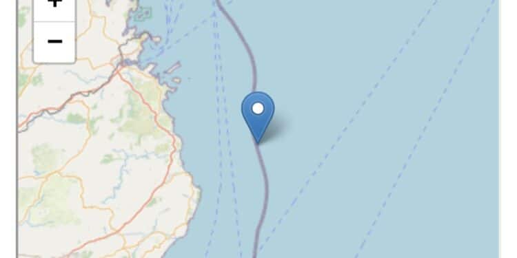 Sardegna, la terra trema ancora: due terremoti al largo delle coste sarde questo pomeriggio