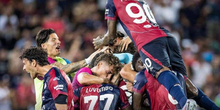 Cagliari-Fiorentina 1-1, la zampata di San Luperto riacciuffa i viola: primo punto per Pisacane