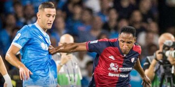 Napoli-Cagliari 1-0, il super bunker di Pisacane regge sino a 20 secondi dalla fine: una beffa atroce