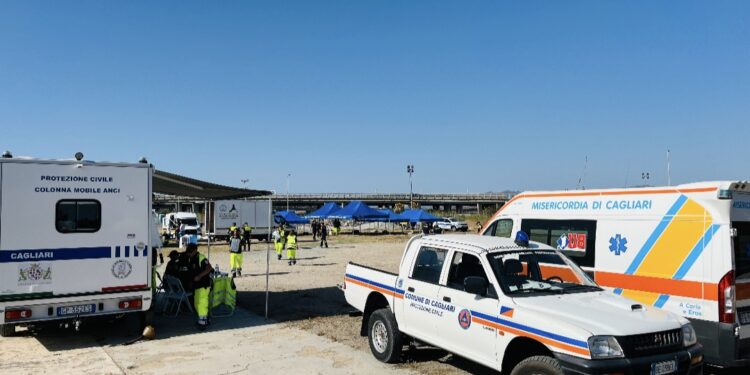 Cagliari, 100 uomini e 44 veicoli: al via la maxi esercitazione della Protezione civile