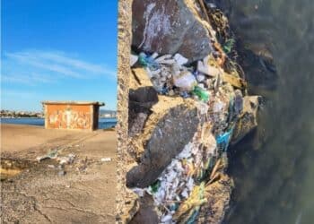 Cagliari, degrado in mare a Su Siccu: “Nessuna manutenzione, con il maestrale diventa una discarica”