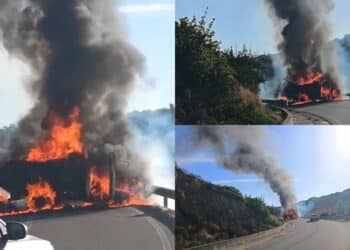 Sant’Andrea Frius, le immagini del terrificante agguato al portavalori sulla Ss 387 -VIDEO
