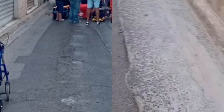 Strade dissestate a Pirri, brutta caduta per un’anziana in via Argiolas