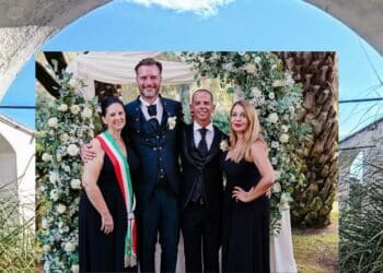 Nozze arcobaleno alle terme di Santa Maria Aquas per Carlo e Mirko