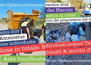 Quartu, 3 furbetti dei rifiuti ripresi dal nucleo vigilanza ambientale: 900 euro di multa