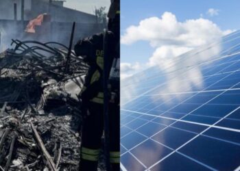 Viddalba, brucia il parco fotovoltaico: 5 mila pannelli in fiamme