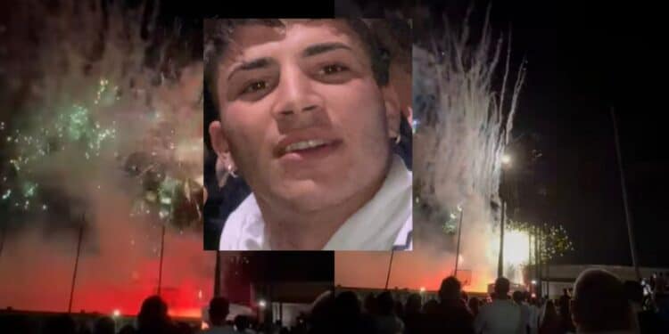 Assemini, fuochi d’artificio dedicati al giovane Alessandro Sanna a due anni dalla morte