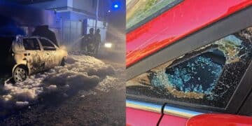 Auto incendiate e furti, Margine Rosso in ostaggio di ladri e criminali