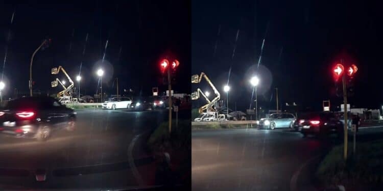 Ss 554, il semaforo è rosso ma viene costantemente ignorato