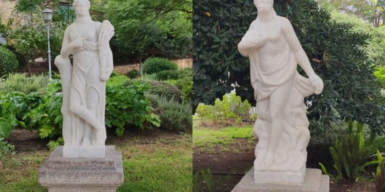 Cagliari, esplodono le stagioni ai Giardini Pubblici: le storiche sculture riprendono vita