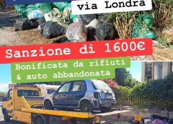 Quartu, 1600 euro di sanzione ai furbetti dei rifiuti