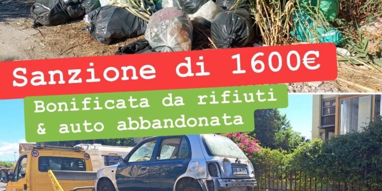 Quartu, 1600 euro di sanzione ai furbetti dei rifiuti