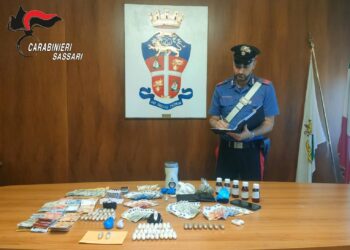 Sassari: 3 arresti per spaccio di eroina, cocaina, hashish e marijuana