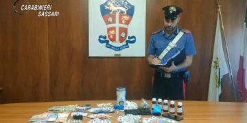 Sassari: 3 arresti per spaccio di eroina, cocaina, hashish e marijuana