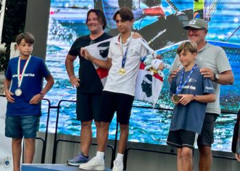 Tavole a vela: il cagliaritano Francesco Cao è campione italiano Under 15 della classe Techno 293