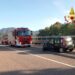Scontro frontale sulla Ss 125, intervento dei vigili del fuoco di San Vito