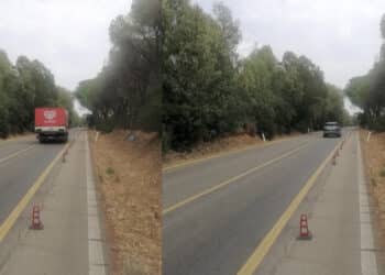 Statale 195, carreggiata ristretta e lavori infiniti: “Da tre anni viviamo una situazione di pericolo costante”