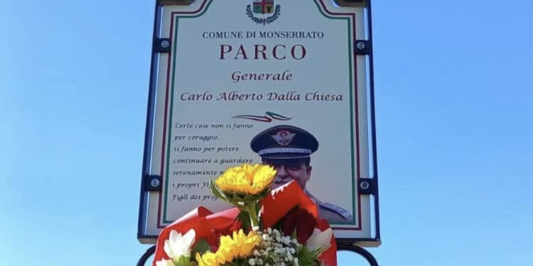 Monserrato ricorda il Generale Carlo Alberto Dalla Chiesa, ucciso dalla mafia: un parco come simbolo contro la violenza