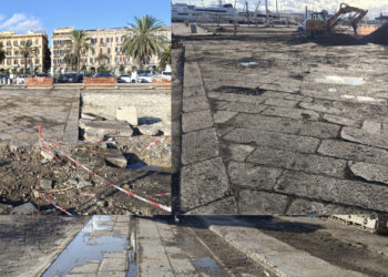 Cagliari, il vecchio granito di via Roma rischia di sparire sotto l’asfalto: “È la memoria della città, un peccato coprirlo”