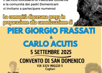 Cagliari, incontro di preghiera in preparazione alla canonizzazione di Carlo Acutis e Piergiorgio Frassati