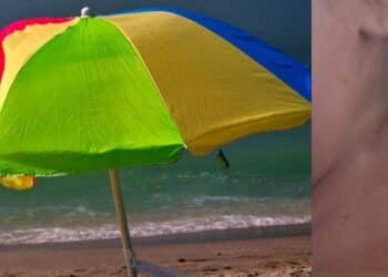 Chia, donna colpita da un ombrellone volato via a causa del forte vento
