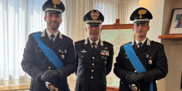 Cagliari, il Comandante provinciale dei carabinieri incontra i nuovi comandanti delle compagnie di Villacidro e San Vito